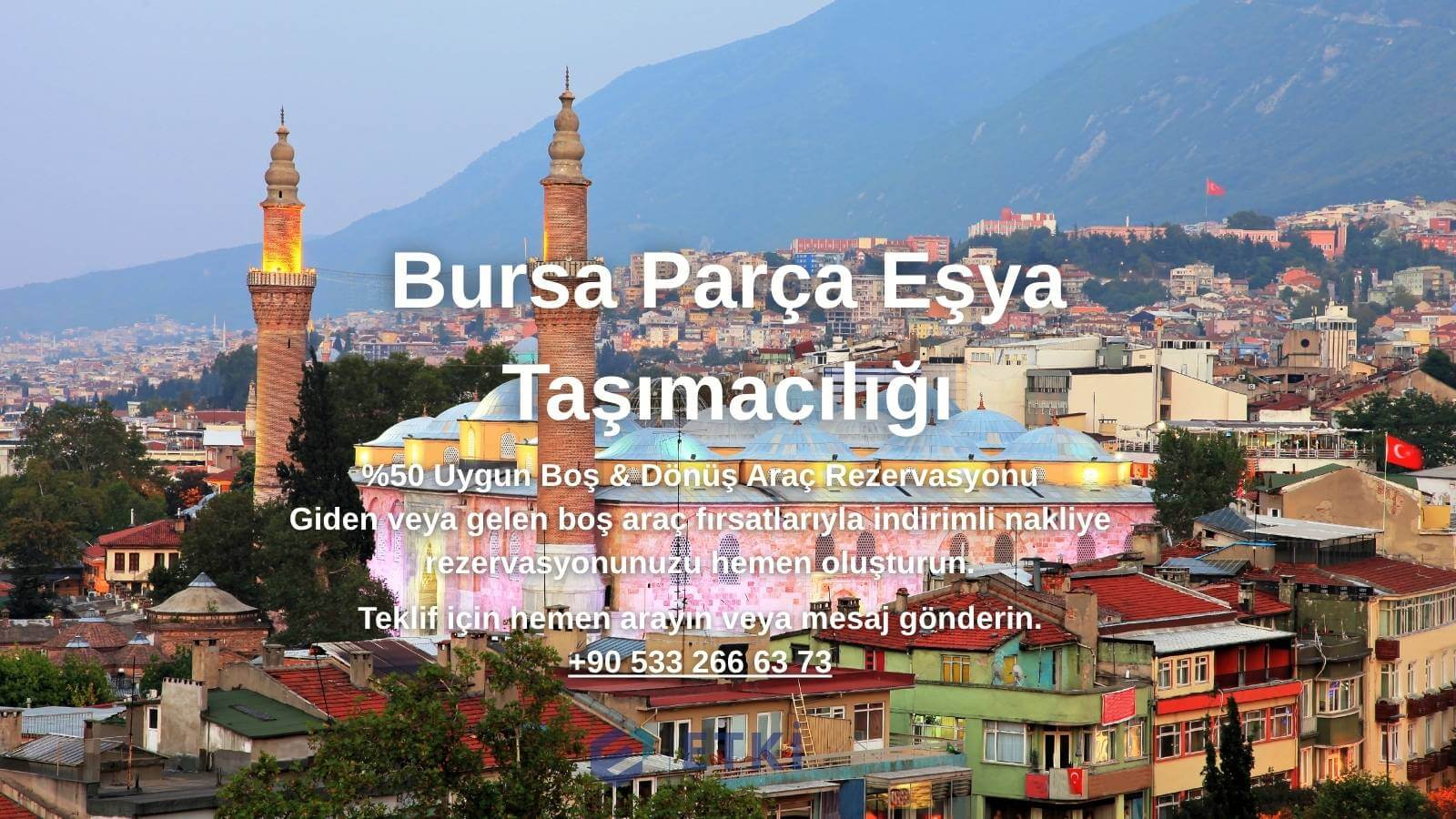 Bursa Parça Eşya Taşıma nakliyat hizmeti görseli - Kadıköy / İstanbul