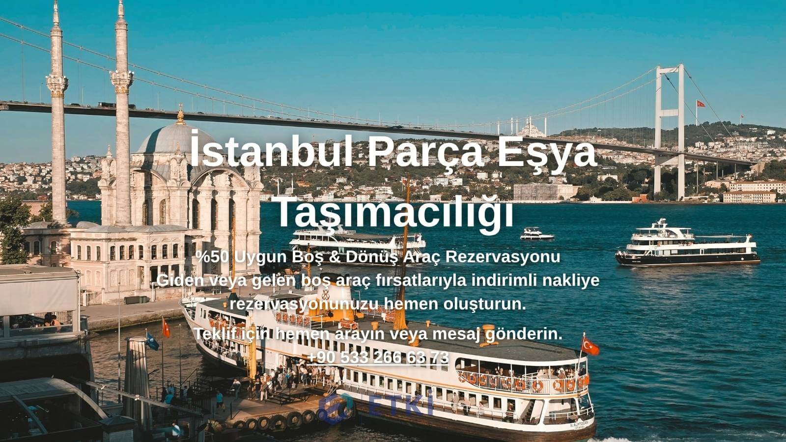 İstanbul Parça Eşya Taşıma nakliyat hizmeti görseli - Kadıköy / İstanbul