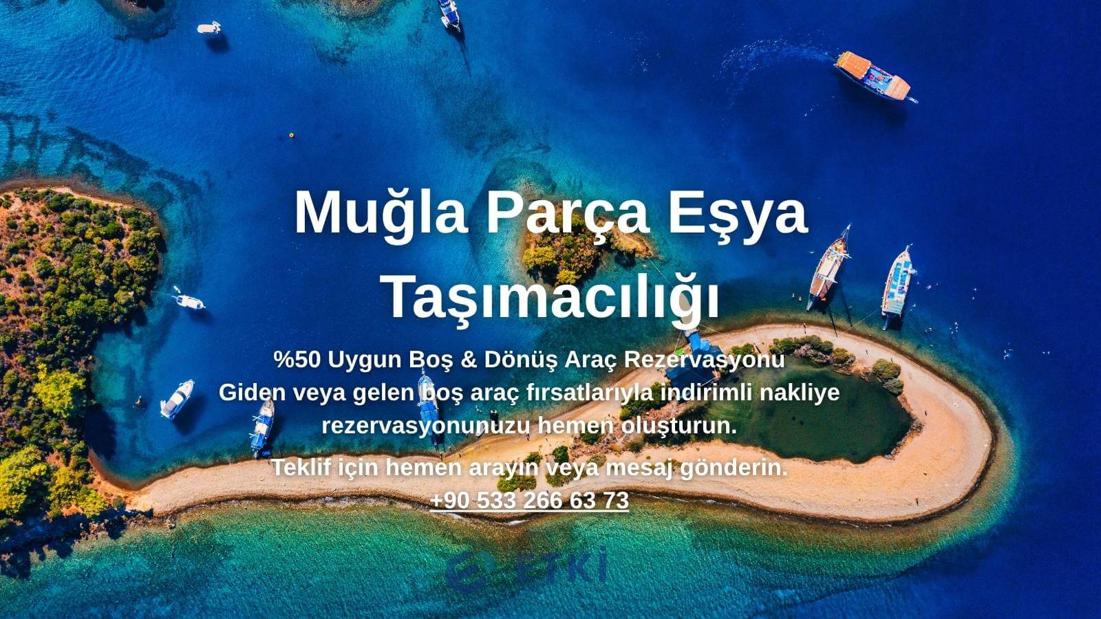 Muğla Parça Eşya Taşıma nakliyat hizmeti görseli - Kadıköy / İstanbul